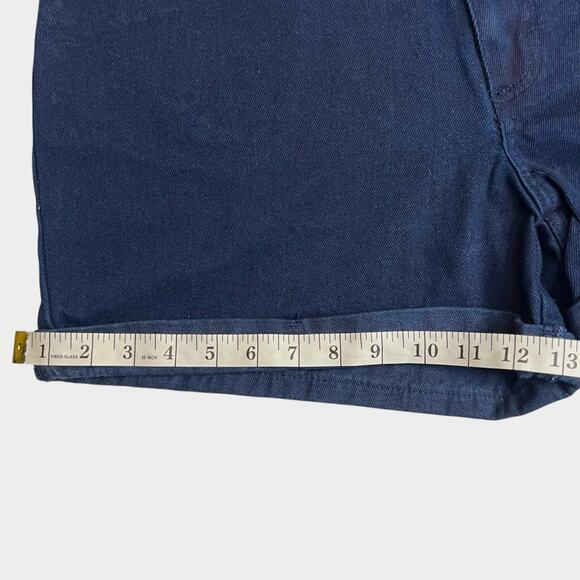 Vintage Y2K No Boundaries High Waist Denim Shorts Womens 11/12 Blue NWT 1997 - Picture 7 of 7